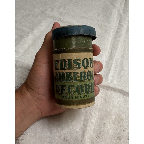 Edison Blue Amber Cylinder Record #1578 “The Shepherd Boy” Venetian Inst Trio FS - Picture 1 of 12